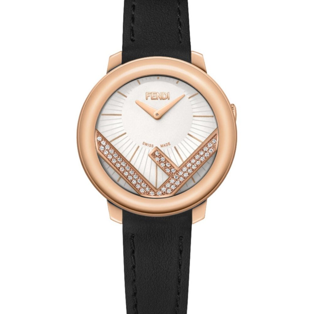 Fendi Ladies Rose Gold Diamond Watch! New